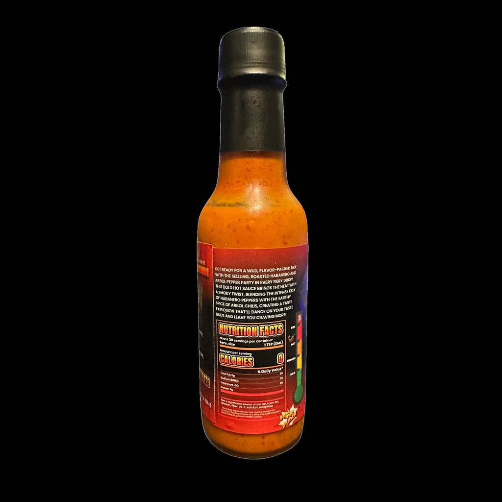 Roasted Habanero & Arbol Peppers